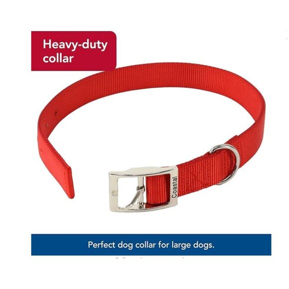 Dog Collar: NWT Durable Double-Ply Nylon, XXL - Picture 2 of 2